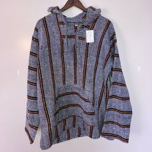 Brand New Authentic Vintage Mexican Baja Poncho